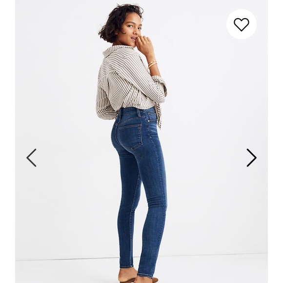 Madewell Denim - Madewell Curvy High-Rise Skinny Jeans- Hayes Wash